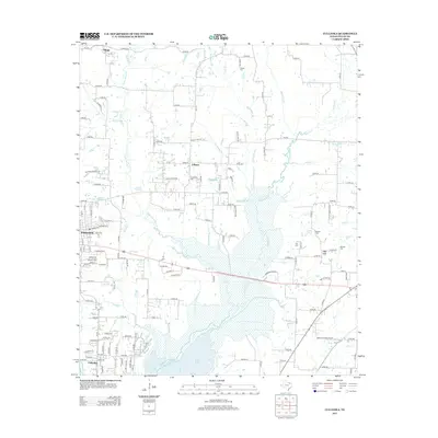 2013 Map of Culleoka, 2013 Print