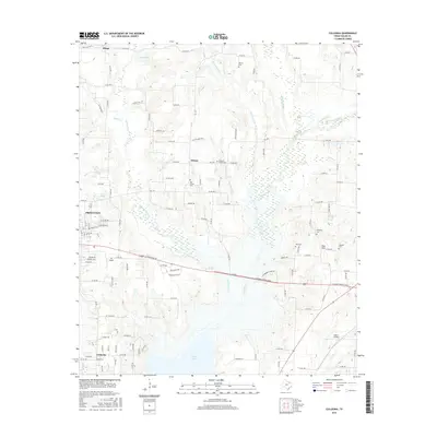 2016 Map of Culleoka, 2016 Print