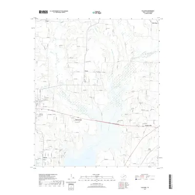 2019 Map of Culleoka, 2019 Print