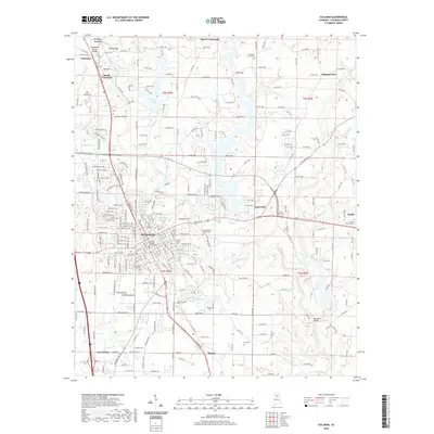 2020 Map of Cullman, 2020 Print
