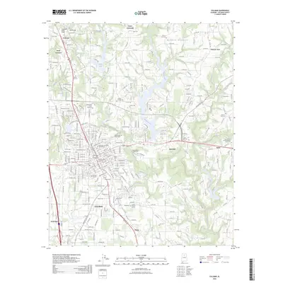 2026 Map of Cullman, 2026 Print