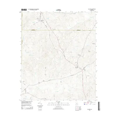 2014 Map of Culloden, 2014 Print