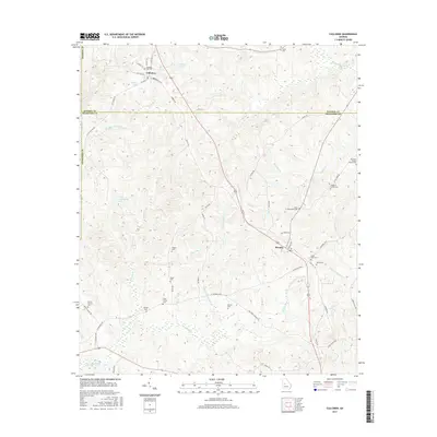 2017 Map of Culloden, 2017 Print