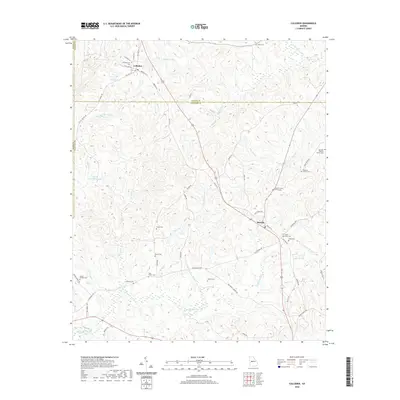 2020 Map of Culloden, 2020 Print