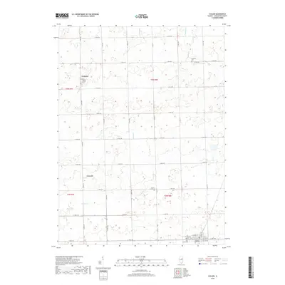 2018 Map of Cullom, 2018 Print