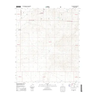 2013 Map of Culp Canyon, 2013 Print
