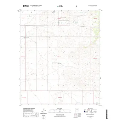 2020 Map of Culp Canyon, 2020 Print