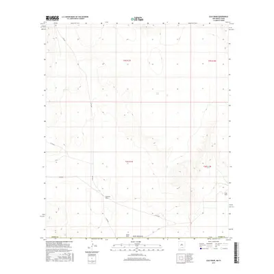 2017 Map of Culp Draw, 2017 Print