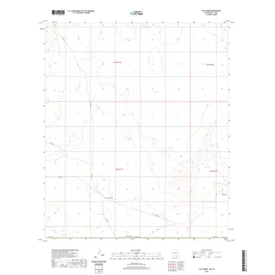 2020 Map of Culp Draw, 2020 Print