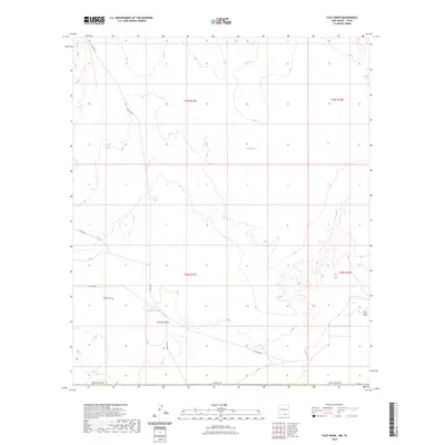 2023 Map of Culp Draw, 2023 Print
