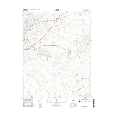 2016 Map of Culpeper East, 2016 Print