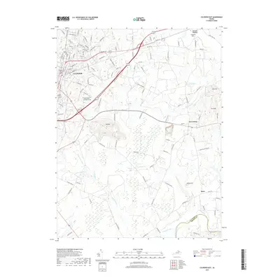 2019 Map of Culpeper East, 2019 Print