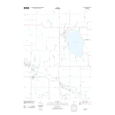 2013 Map of Culver, 2013 Print