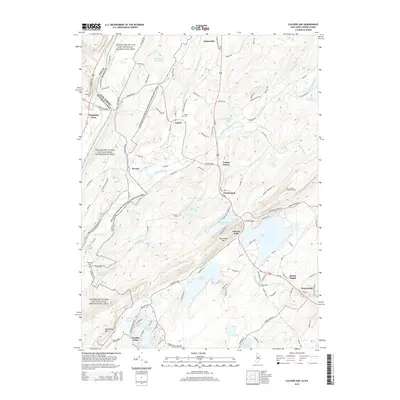 2014 Map of Culvers Gap, 2014 Print
