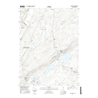 2016 Map of Culvers Gap, 2016 Print