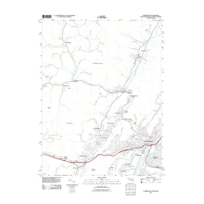 2011 Map of Cumberland, 2011 Print