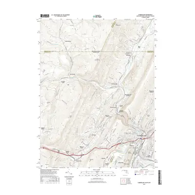 2016 Map of Cumberland, 2016 Print