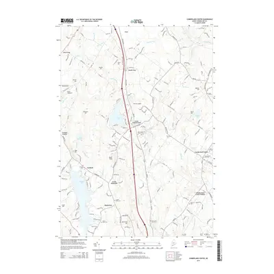 2014 Map of Cumberland Center, 2014 Print