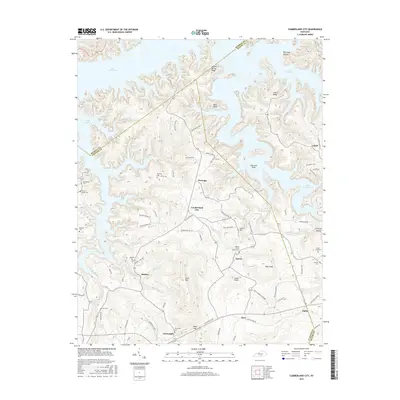 2016 Map of Cumberland City, 2016 Print
