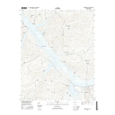 2016 Map of Cumberland City, 2016 Print