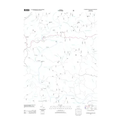 2013 Map of Cumberland Falls, 2013 Print