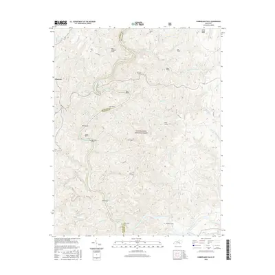 2016 Map of Cumberland Falls, 2016 Print