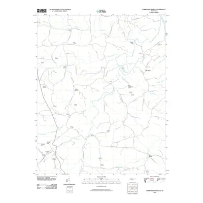 2010 Map of Cumberland Furnace, 2010 Print