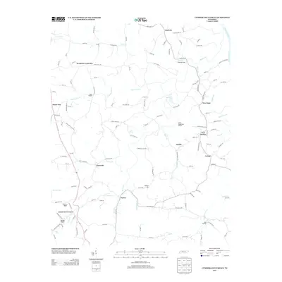 2013 Map of Cumberland Furnace, 2013 Print
