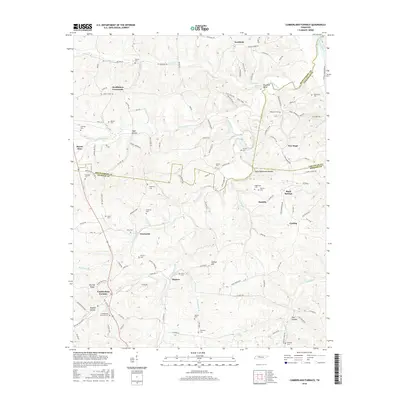 2016 Map of Cumberland Furnace, 2016 Print