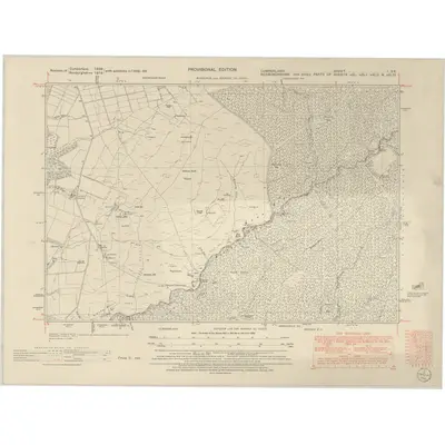 1948 Map of Cumberland I.SE, 1952 Print