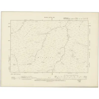 1899 Map of Cumberland II.SE, 1901 Print