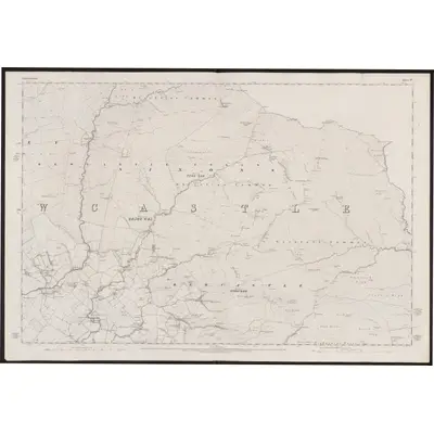 1863 Map of Cumberland IV, 1868 Print