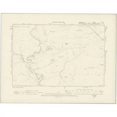 1899 Map of Cumberland IX.NE, 1901 Print