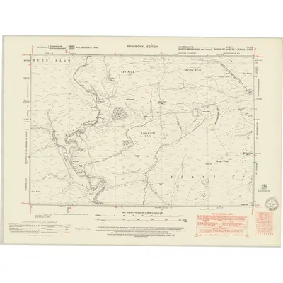 1946 Map of Cumberland IX.NE, 1951 Print