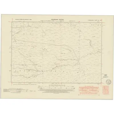 1946 Map of Cumberland IX.NW, 1951 Print