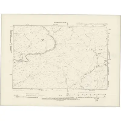1899 Map of Cumberland IX.SE, 1901 Print