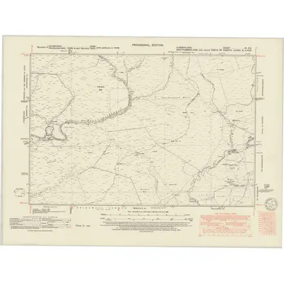 1946 Map of Cumberland IX.SE, 1951 Print