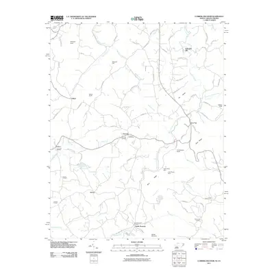 2011 Map of Cumberland Knob, 2011 Print