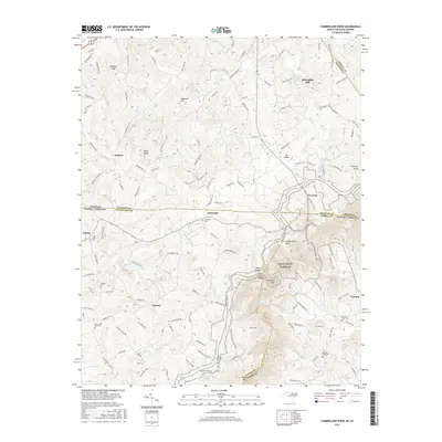 2016 Map of Cumberland Knob, 2016 Print