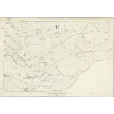 1861 Map of Cumberland LI, 1867 Print