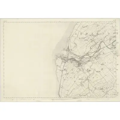 1864 Map of Cumberland LIII, 1867 Print
