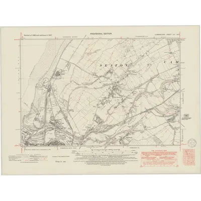 1947 Map of Cumberland LIII.NE, 1950 Print