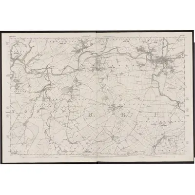 1864 Map of Cumberland LIV, 1867 Print