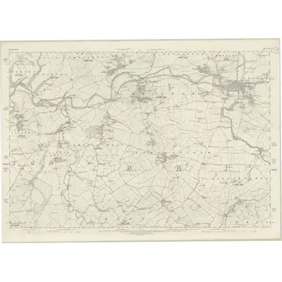 1864 Map of Cumberland LIV, 1867 Print