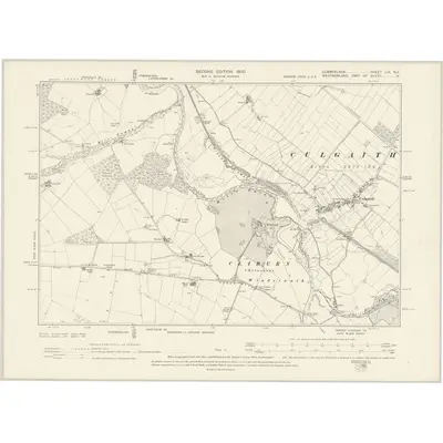 1897 Map of Cumberland LIX.NE, 1900 Print