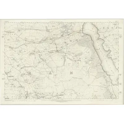 1863 Map of Cumberland LV, 1867 Print