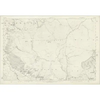 1862 Map of Cumberland LVI, 1867 Print