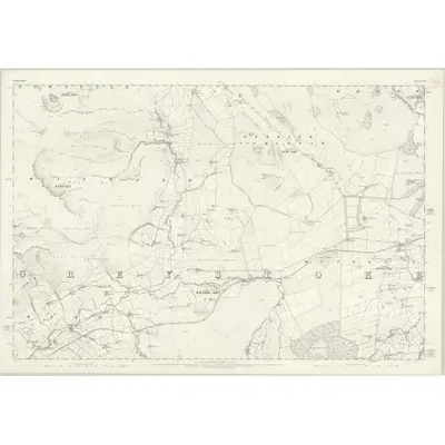 1861 Map of Cumberland LVII, 1867 Print