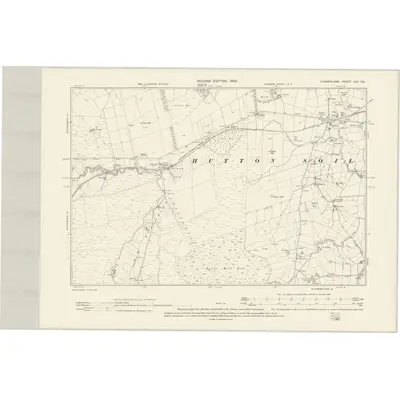 1898 Map of Cumberland LVII.SE, 1900 Print