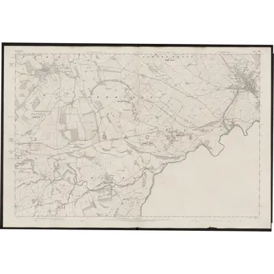 1860 Map of Cumberland LVIII, 1867 Print